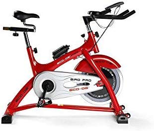 ▷ ECO-DE Bicicleta Spinning Giro Pro. Uso semiprofesional con pulsómetro, Pantalla LCD y Resistencia Estabilizadores. Completamente Regulable. al mejor precio ✓ precio garantizado